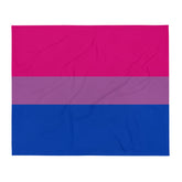 Bisexual Flag Throw Blanket